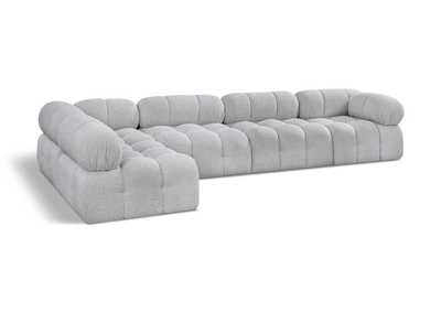 Image for Ames Grey Boucle Fabric Modular Sectional