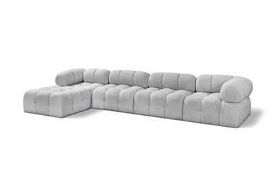 Image for Ames Grey Boucle Fabric Modular Sectional