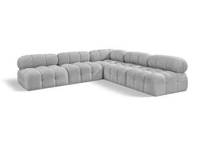 Image for Ames Grey Boucle Fabric Modular Sectional