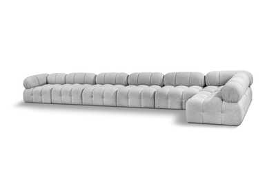 Image for Ames Grey Boucle Fabric Modular Sectional