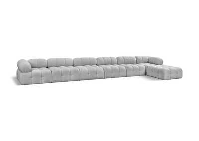 Image for Ames Grey Boucle Fabric Modular Sectional