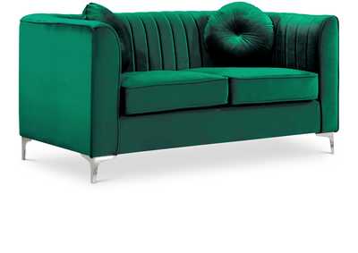 Isabelle Green Velvet Loveseat