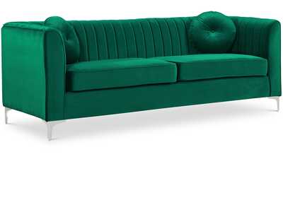 Isabelle Green Velvet Sofa