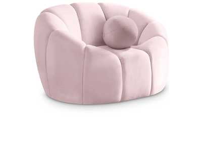 Elijah Pink Velvet Chair