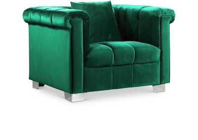 Kayla Green Velvet Chair