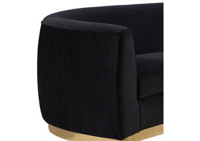 Image for Julian Black Velvet Sofa and Loveseat