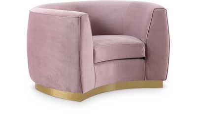 Image for Julian Pink Velvet Chair