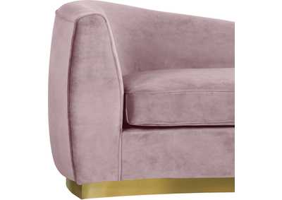 Julian Pink Velvet Chaise,Meridian Furniture