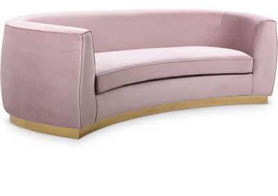 Julian Pink Velvet Sofa,Meridian Furniture