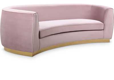 Image for Julian Pink Velvet Sofa