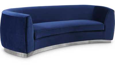 Image for Julian Navy Velvet Sofa