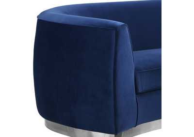 Image for Julian Navy Velvet Sofa and Loveseat