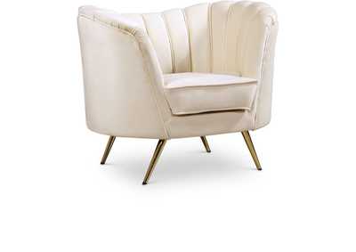 Margo Cream Velvet Chair