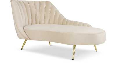 Image for Margo Cream Velvet Chaise