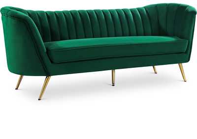 Margo Green Velvet Sofa