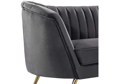 Image for Margo Grey Velvet Sofa and Loveseat