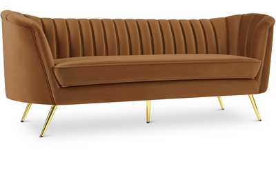 Image for Margo Saddle Velvet Sofa