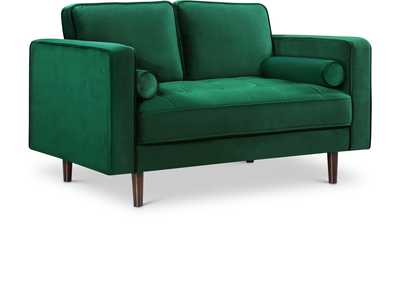 Image for Emily Green Velvet Loveseat