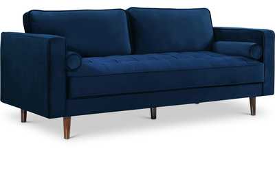 Image for Emily Navy Velvet Sofa