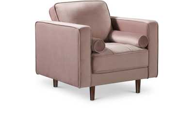 Image for Emily Pink Velvet Chair