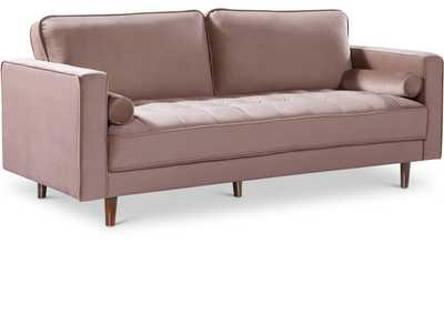 Emily Pink Velvet Sofa