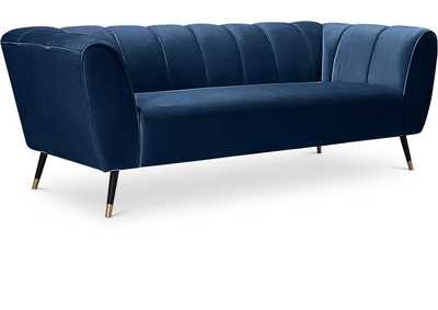 Beaumont Navy Velvet Sofa