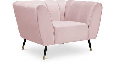 Beaumont Pink Velvet Chair