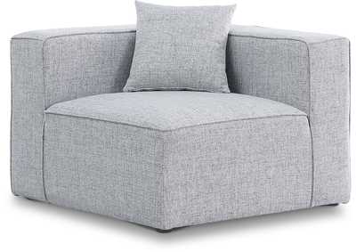 Cube Grey Durable Linen Corner