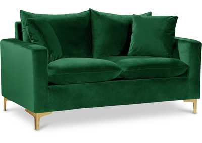 Image for Naomi Green Velvet Loveseat