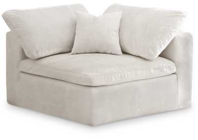 Image for Cozy Cream Velvet Chair