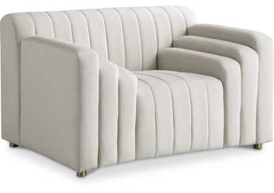 Image for Naya Cream Velvet Chair