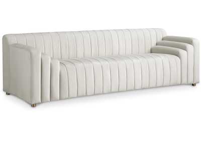 Naya Cream Velvet Sofa