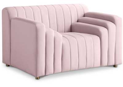 Image for Naya Pink Velvet Chair