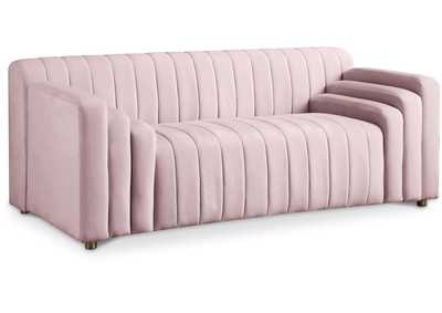 Image for Naya Pink Velvet Loveseat