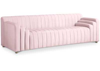 Naya Pink Velvet Sofa