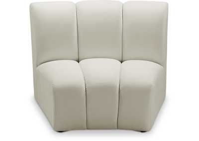 Infinity Cream Velvet Modular Chair