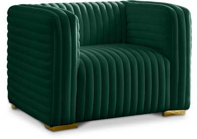 Ravish Green Velvet Chair