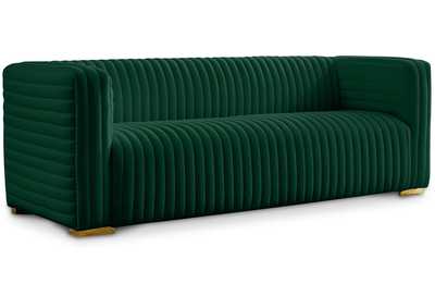 Ravish Green Velvet Sofa