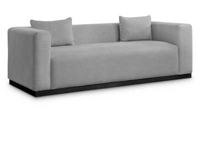 Image for Alfie Grey Linen Textured Fabic Sofa