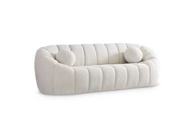 Image for Elijah Cream Boucle Fabric Sofa