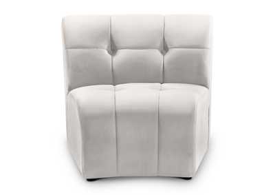 Limitless Cream Velvet Modular Chair