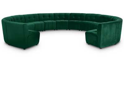 Image for Limitless Green Velvet 13 Piece Modular Sectional