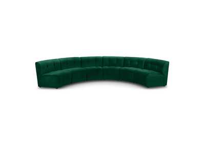 Limitless Green Velvet 6 Piece . Modular Sectional