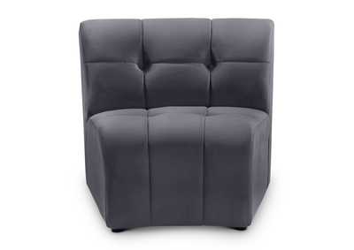 Limitless Grey Velvet Modular Chair