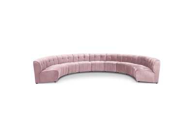 Image for Limitless Pink Velvet 9 Piece Modular Sectional