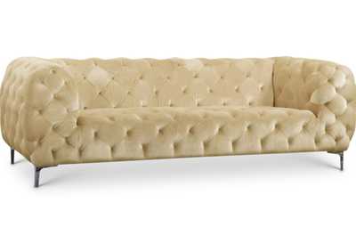 Image for Mercer Beige Velvet Sofa