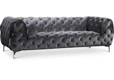 Image for Mercer Grey Velvet Sofa