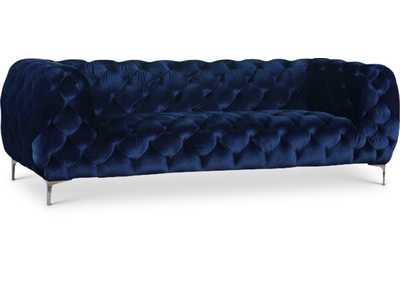 Mercer Navy Velvet Sofa