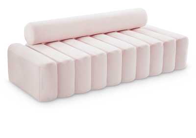 Image for Melody Pink Velvet Sofa