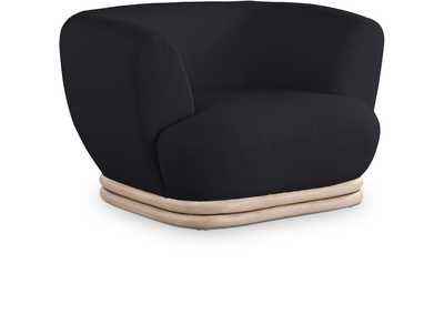 Kipton Black Boucle Fabric Chair